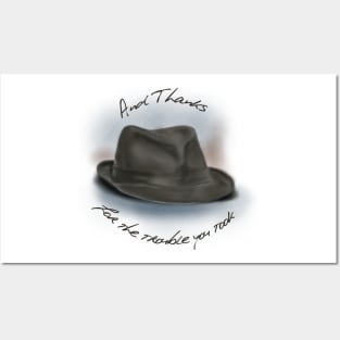 Hat for Leonard Cohen Posters and Art